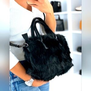 Stradivarius Faux fur handbag